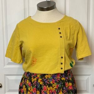 Embroidered Cotton Top NWT